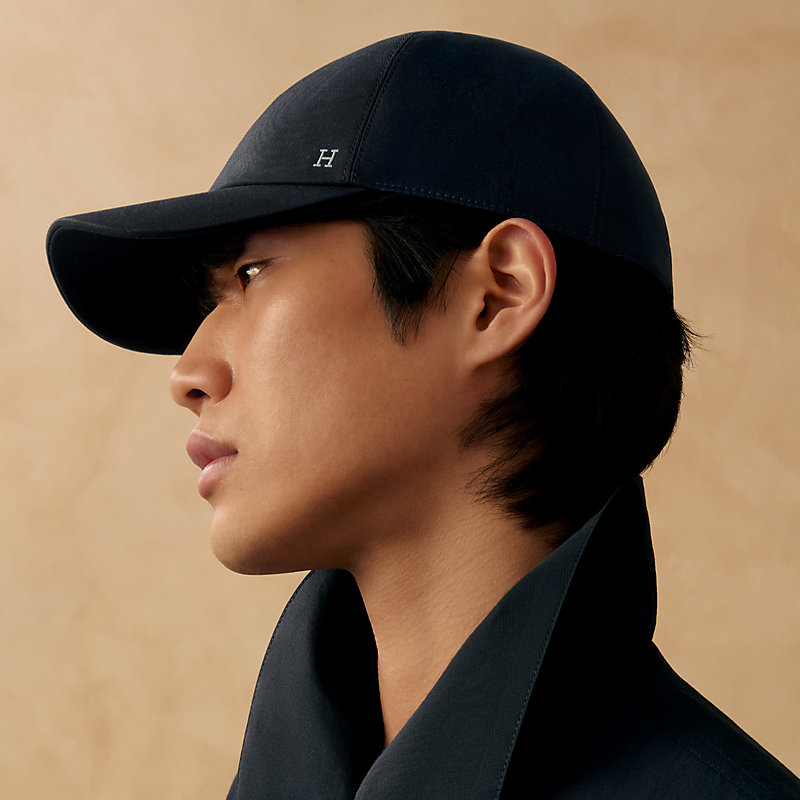HERMES エルメス　帽子 Riley H Droit cap - Green | Hermès Mainland China